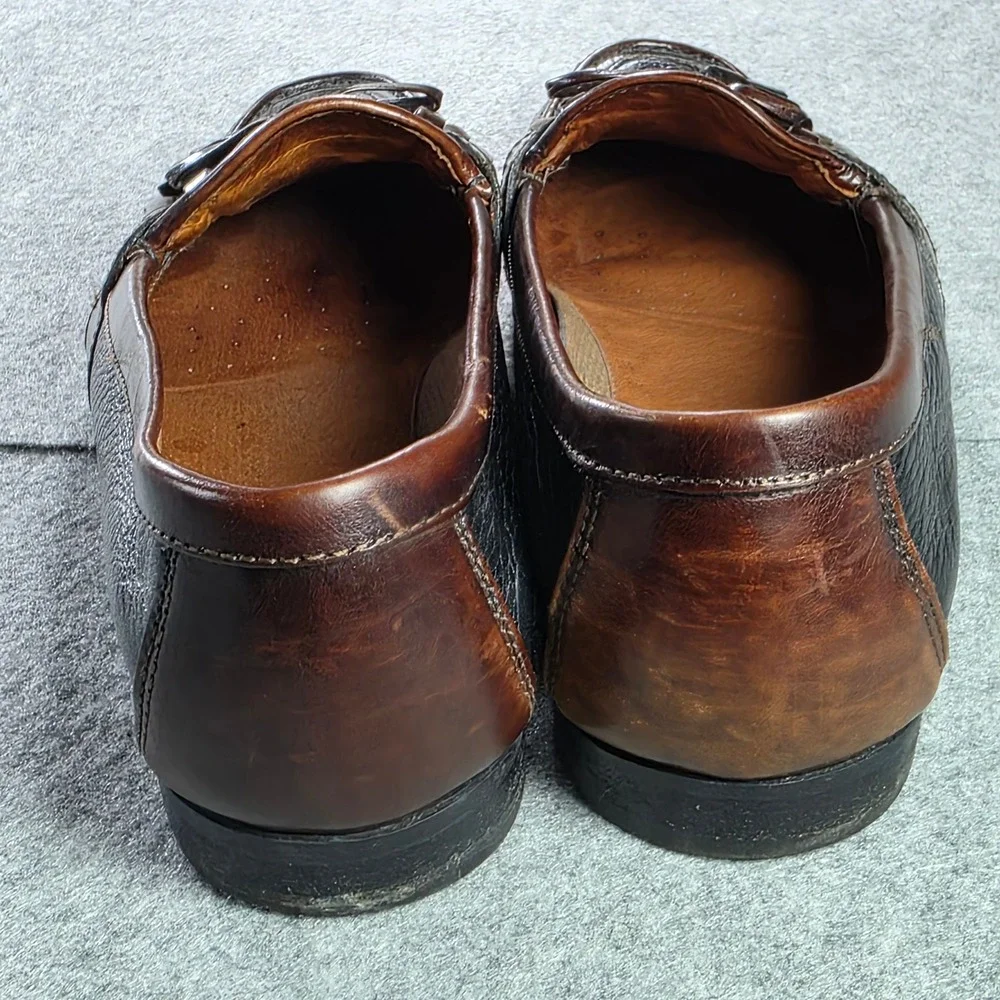 Johnston & Murphy Aragon II Kiltie Tassel Loafers 9.5 M Black Mahogany 20-552